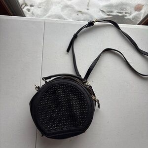 Black over shoulder purse